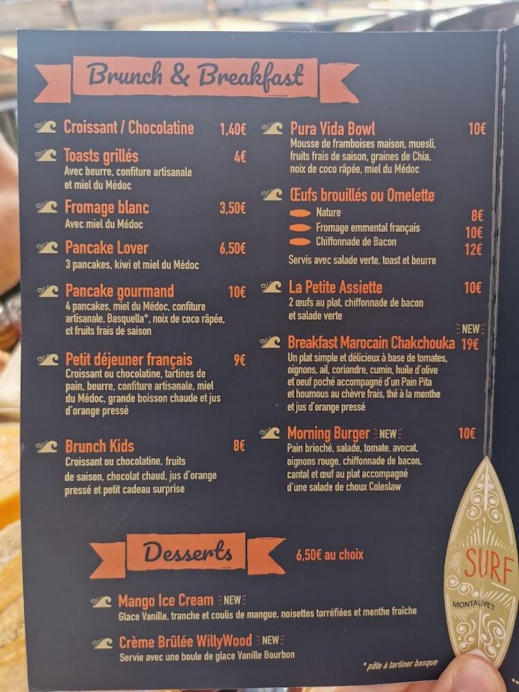 Montalivet Brunch Café - Menu Image 3